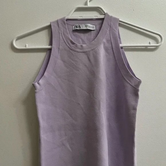 Zara High Neck Tank Top XS - Picture 2 of 6